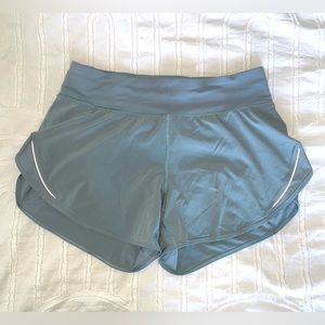 Teal lululemon shorts